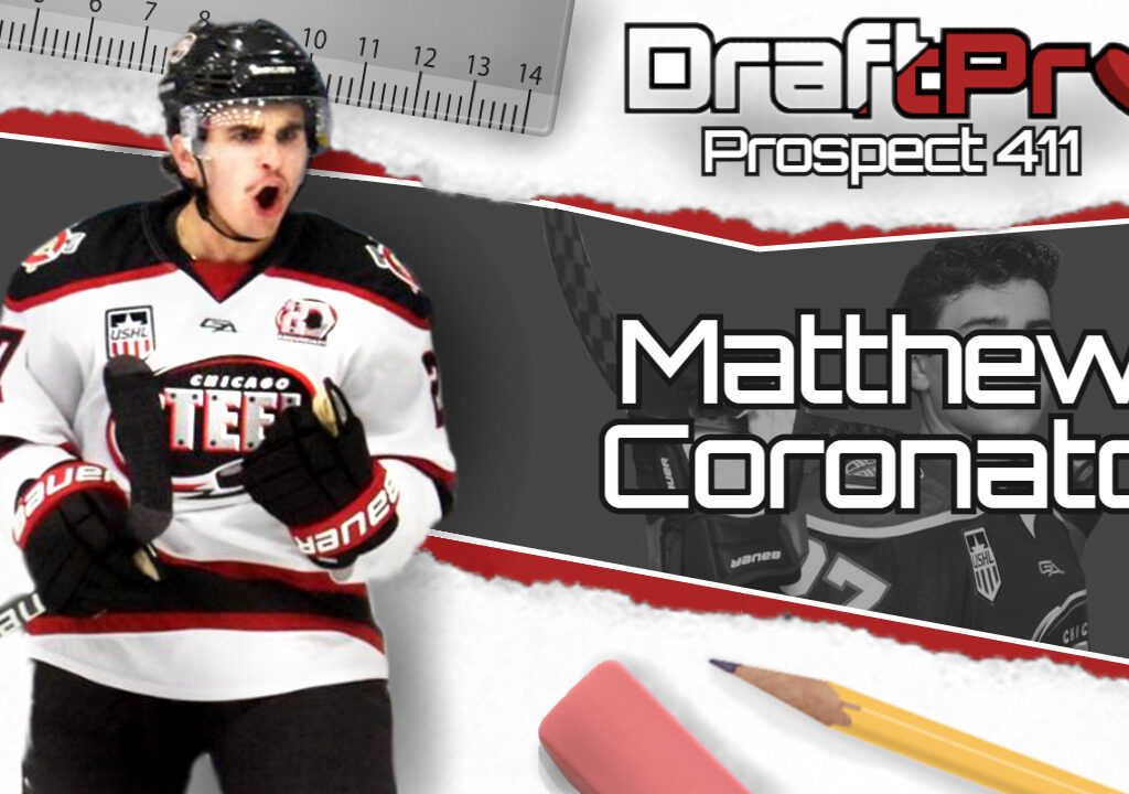 Get the 411 on 2021 NHL Draft prospect Matthew Coronato of the 2021 USHL Clark Cup Champion Chicago Steel.