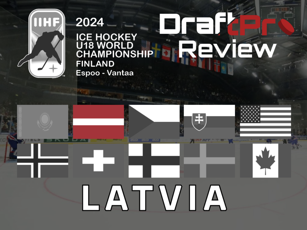 DRAFTPRO – 2024 IIHF U18 WORLD CHAMPIONSHIP REVIEW – LATVIA