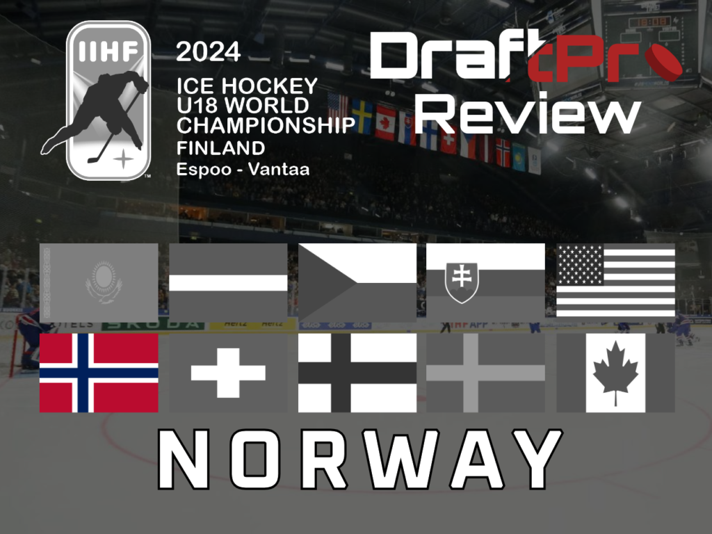 DRAFTPRO – 2024 IIHF U18 WORLD CHAMPIONSHIP REVIEW – NORWAY