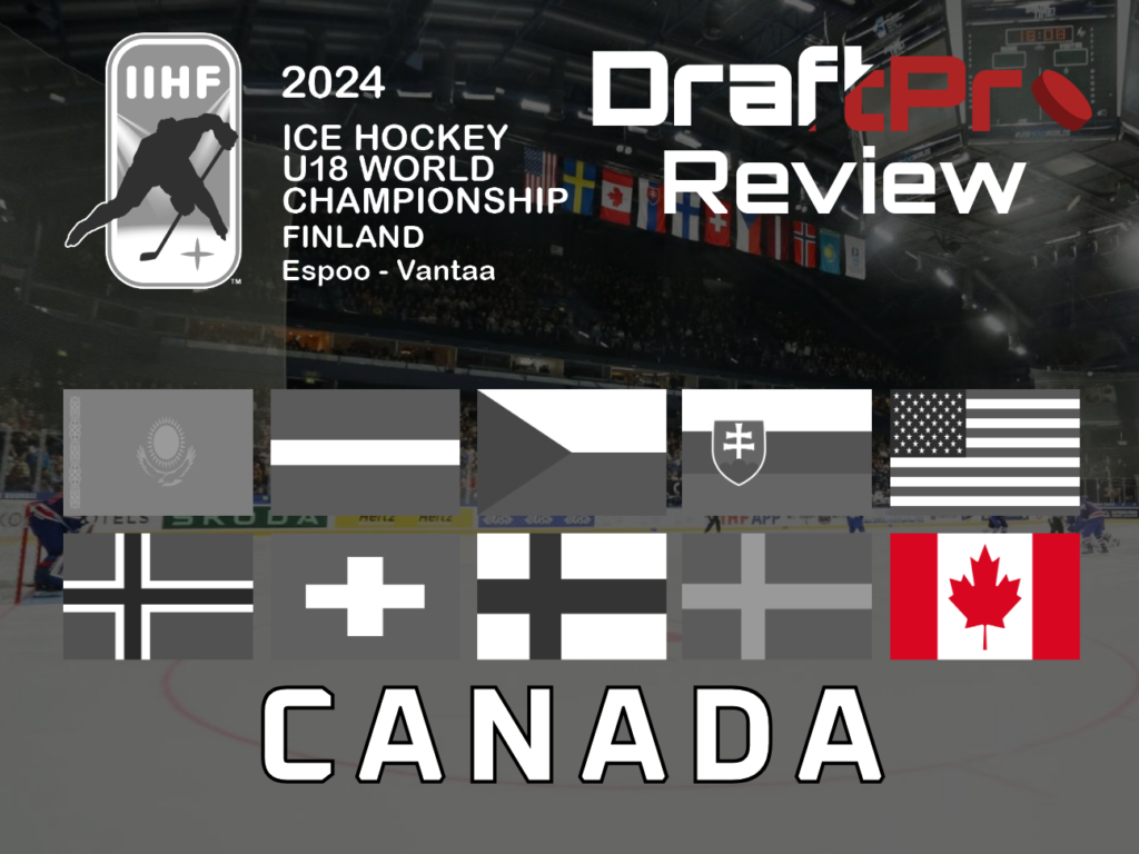 DRAFTPRO – 2024 IIHF U18 WORLD CHAMPIONSHIP REVIEW – CANADA