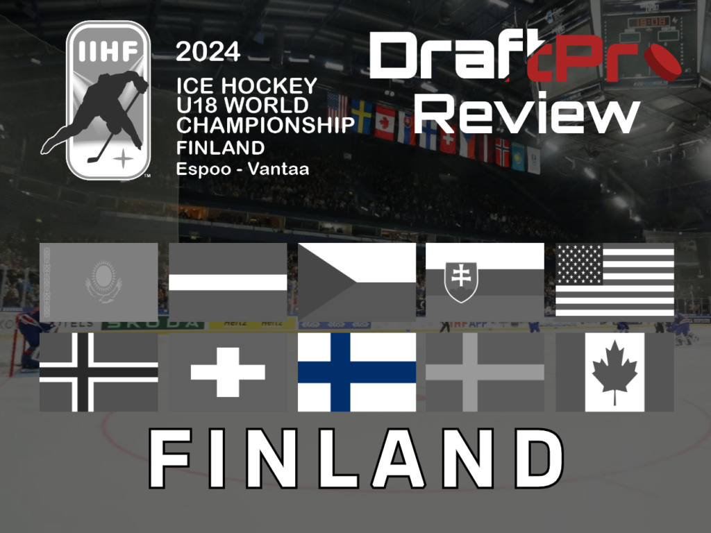 DRAFTPRO – 2024 IIHF U18 WORLD CHAMPIONSHIP REVIEW – FINLAND