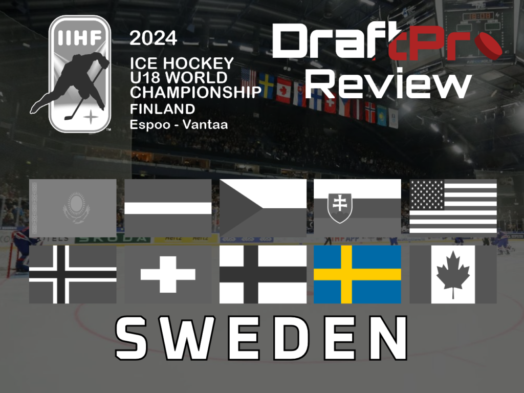 DRAFTPRO – 2024 IIHF U18 WORLD CHAMPIONSHIP REVIEW – SWEDEN